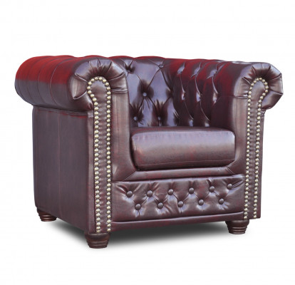 Chesterfield Fauteuil TV Canapé 1 Place Tissu Textile Canapés Tapisserie