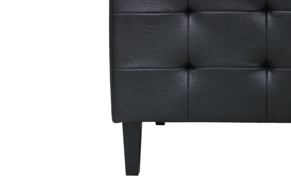 Fauteuil Club Lounge Designer Fauteuil d'appoint Canapé Rembourrage Canapé 1 Place TV Cuir
