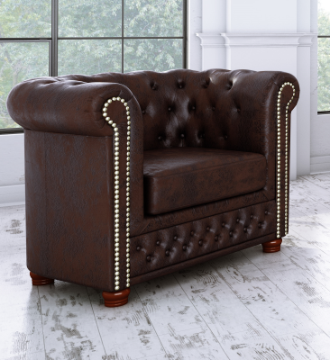 Fauteuil Conception Canapé Sofa Détente Salon Club Rembourrage Luxe Siège TV