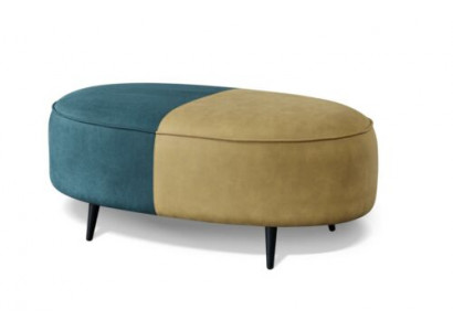 Tabouret de design Pouf ovale Chesterfield Meubles Repose-pieds Tabouret rembourré Tabouret