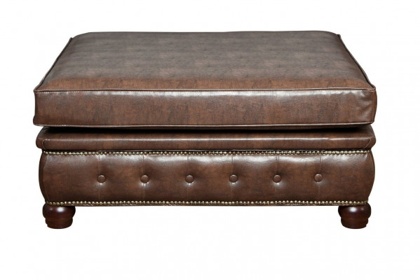 Repose-pieds Club Tabouret Lounge Chesterfield Textile Ottoman Design Tissu Ottoman