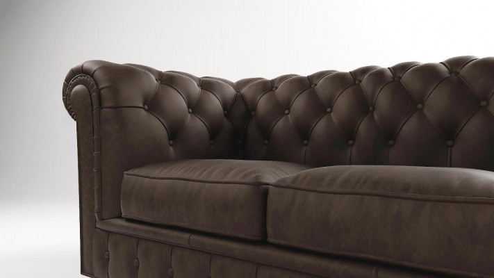 Canapé Chesterfield classique 3 places Canapés Canapés Rembourrage Trois places