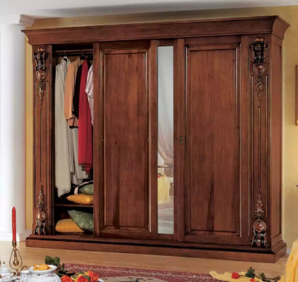 Chambre Armoire Mobilier Luxe Armoires en bois massif Conception nouvelle