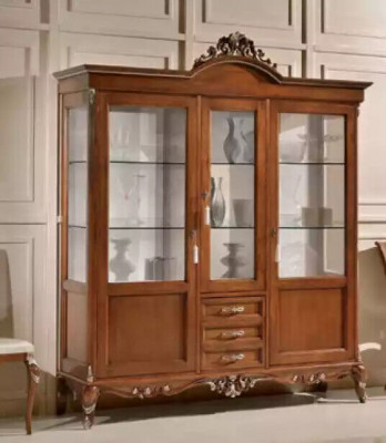 Table à manger 6x Chaises Salle à manger Ensemble de salle à manger Classique Buffet 9 pièces