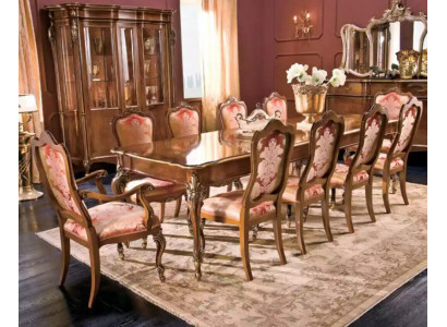 Table à manger 10 chaises Groupe Salle à manger Salon Suite Set de meubles 11 pièces