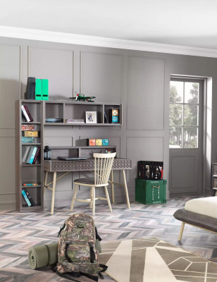 Étagère pour livres Étagère pour livres Étagère debout Étagère pour enfants Étagère en bois Gris Étagères
