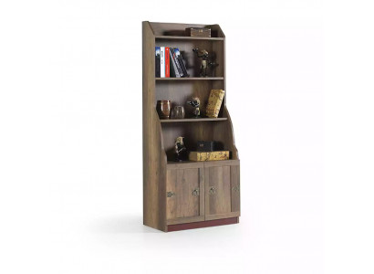 Étagère enfant Bibliothèque Étagère Armoire Étagère sur pied Étagère en bois Marron Garde-robe