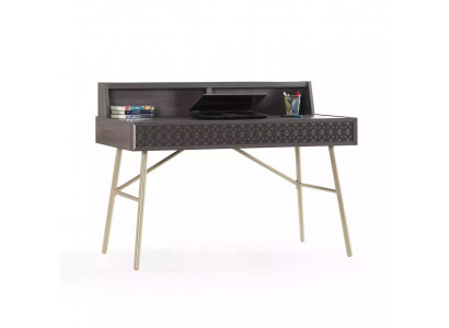 Bureau d'ordinateur Bureau en bois Bureau en bois Table de bureau Gris Table pour enfants de luxe