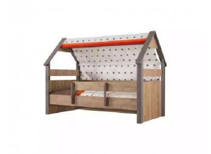 Lit pour enfants Cadre de lit Chambre d'enfants Bois Marron Lits Mobilier pour enfants