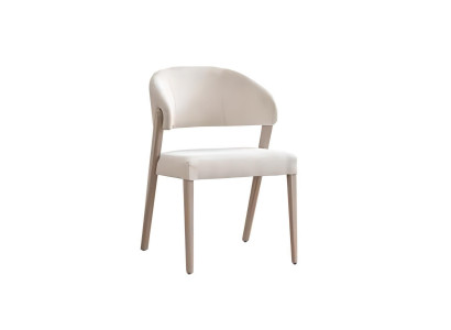 Salle à manger Chaise Blanche Chaise à Dossier Designer Salle à manger Chaises en bois neuves