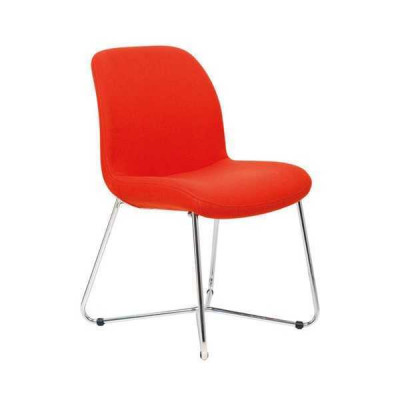 Chaises de luxe design orange chaises rembourrées meubles de bureau nouveaux meubles textiles