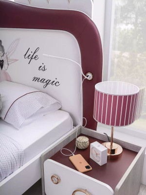 Mobilier pour enfants suite de luxe pour la chambre d'enfant lit bureau étagère 4 pièces