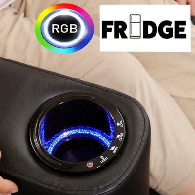 Conception Siège rembourré en cuir Paysage Chambre Salon Canapé Coin avec USB
