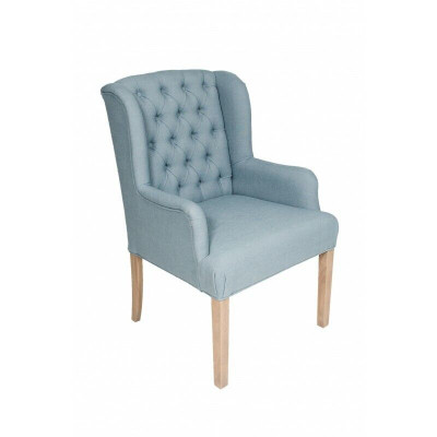 Chaise Chesterfield bleue Mobilier d'hôtel Siège Fauteuil Rembourrage Inclinable