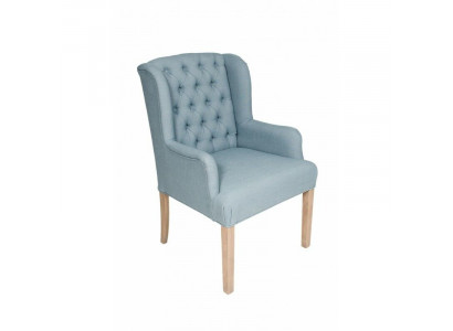 Chaise Chesterfield bleue Mobilier d'hôtel Siège Fauteuil Rembourrage Inclinable