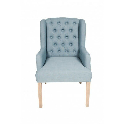 Chaise Chesterfield bleue Mobilier d'hôtel Siège Fauteuil Rembourrage Inclinable