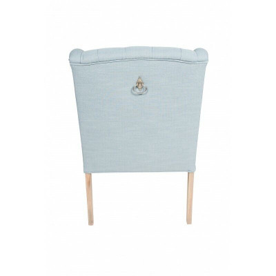 Chaise Chesterfield bleue Mobilier d'hôtel Siège Fauteuil Rembourrage Inclinable