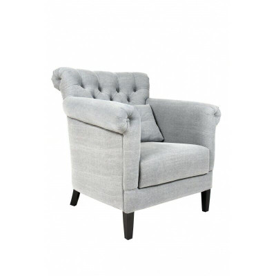 Fauteuil Club Lounge Fauteuil Designer Sofa Fauteuil 1 Place Relax TV Gris