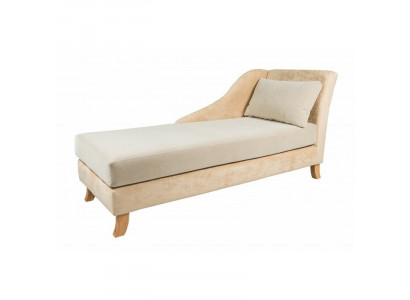 Chaise longue Chaises longues Canapé en tissu Chaise longue club Détente Textile