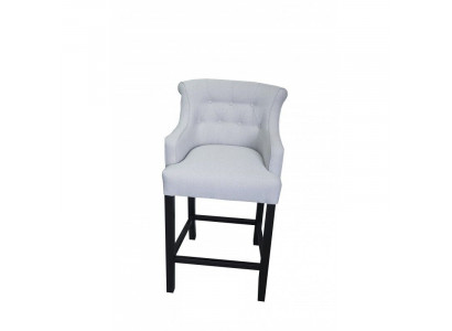 Designer x4 Tabourets de Bar Chesterfield Gris Ensemble de Chaises Designer Fauteuils Capitonnés