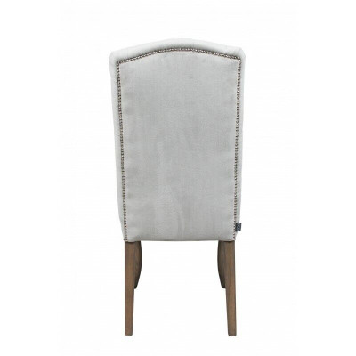 Canapé Chesterfield gris avec 6 fauteuils, pieds en bois design, ensemble luxueux de 6