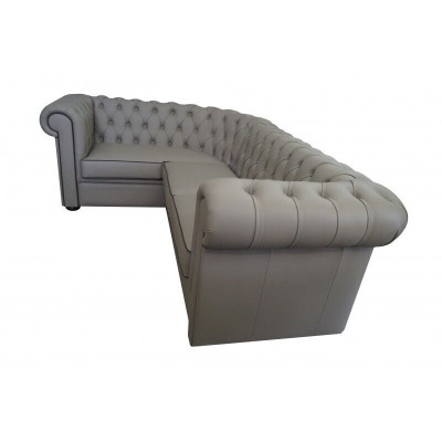 Canapé d'angle Chesterfield Canapé d'angle en tissu Suite d'angle Sièges Rembourrage Canapés d'angle