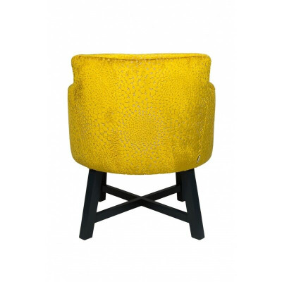 Chaises design, fauteuil Chesterfield, revêtement textile, suite de chaises, ensemble de 4 pour groupe hôtelier.