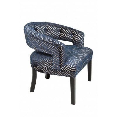 Chaises Chesterfield design Suite Chaise Revêtement en textile Groupe hôtelier 4x Ensemble