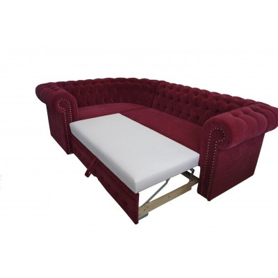 Sofa d'angle Chesterfield Canapé d'angle Suite d'angle en velours Sièges Canapés d'angle