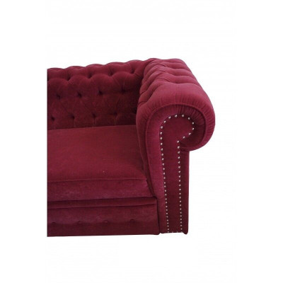 Sofa d'angle Chesterfield Canapé d'angle Suite d'angle en velours Sièges Canapés d'angle