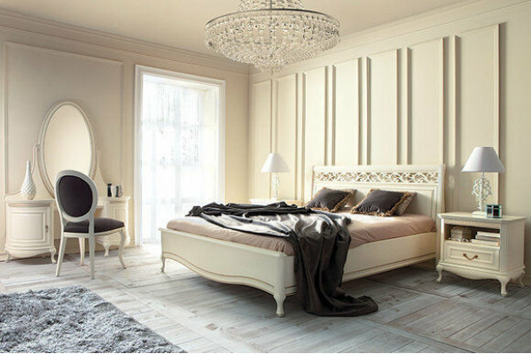 Table de chevet Table console Chippendale Chambre à coucher - Table de nuit modèle V-Szn