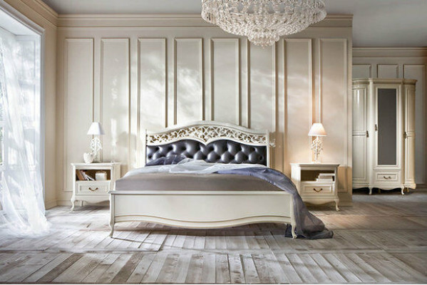 Table de chevet Table console Chippendale Chambre à coucher - Table de nuit modèle V-Szn