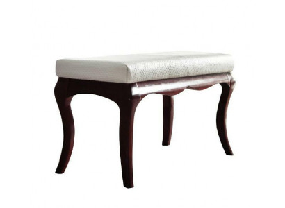Tabouret Tabouret Original Milano Textile Véritable artisanat en bois massif en bois massif MI-Stool