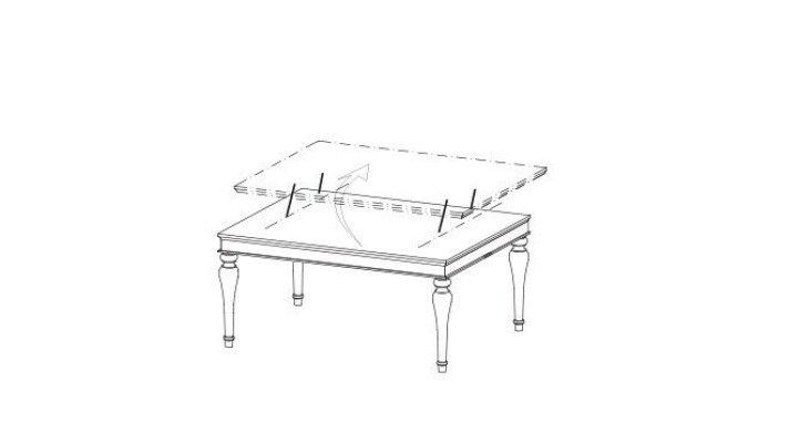 Bureau classique Mobilier de bureau Table Bureau Dessus de bureau en bois massif FL-S3