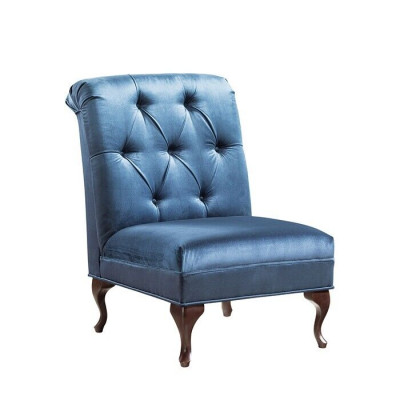 Chesterfield Fauteuil à Ailes Fauteuil de Bureau Revêtement TV Canapé de Bureau Véritable CL- F2