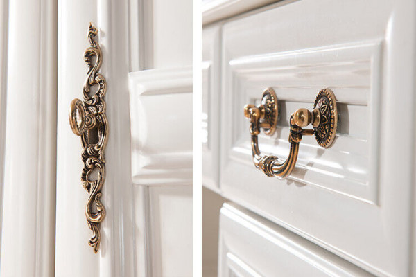 Miroir classique avec tiroirs Miroir sur pied W-NL Miroir d'appoint