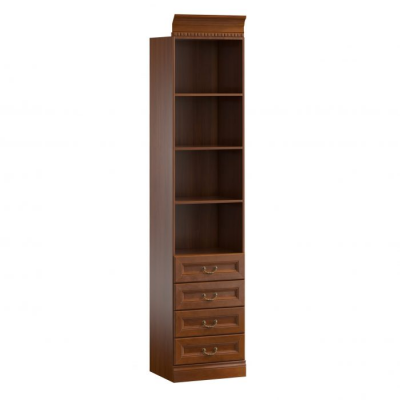Armoire de rangement classique Armoire Étagère Bibliothèque Vitrine - Modèle BA-6