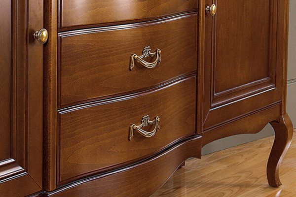 Véritable bois Commode Armoire Armoires Bar classique Bar vintage rustique - PR - KB