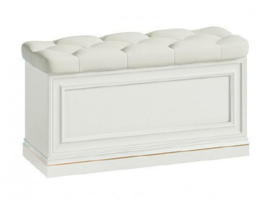 Pufa Tabouret Tabouret Coffre en cuir véritable Armoire Dressing Penderie nouvelle