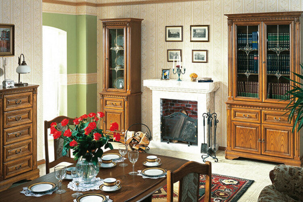 Vitrine classique vitrine armoire vitrine coloniale neuve OK3