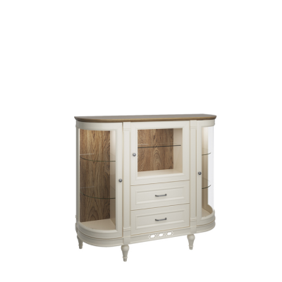 Classique Commode Vitrine Commodes Vitrine Armoire de présentation Cabinet de commode FL-KB