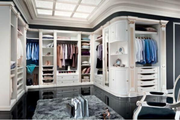 Modèle d'élément V2D-04 pour armoire de dressing encastrée Meubles italiens