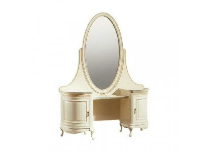 Miroir de maquillage de console classique Coiffeuse Commode - Modèle coiffeuse V