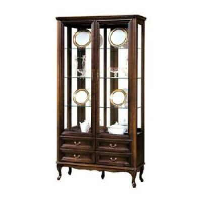 Vitrine classique Armoire italienne Armoire de présentation de meubles Vitrine de présentation W-W2.
