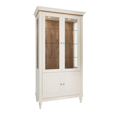 Vitrine classique Commode Vitrine Armoire Vitrine en verre FL-W2