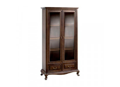 Vitrine classique Armoire de présentation Vitrine de salon vitrée Vitrine V-W2 en verre nouveau