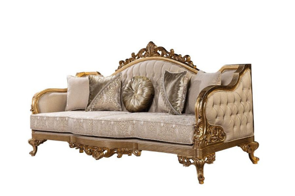 Canapé design classique Ensemble de canapés Club Meubles Canapés 3+1 places