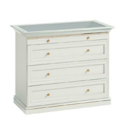 Commode + Vitrine Bijoux Montres Dressing en bois massif V-KG Commode