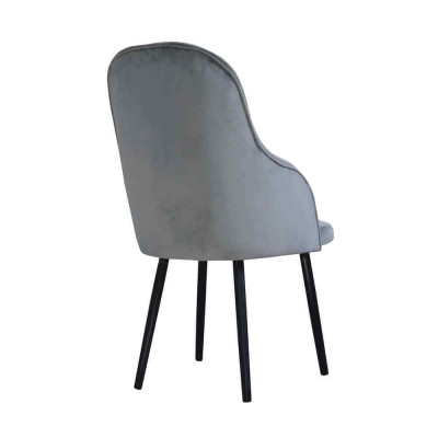 Chaises longues inclinables modernes Groupe de chaises 8 Ensemble de chaises Gris Rembourrage Accoudoirs