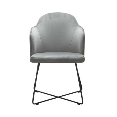 Chaise 6x Chaise rembourrée de salle à manger TV Club Siège de tissu Fauteuil Ensemble nouveau Salon